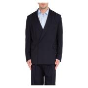 Costumein 1-knapp ullblazer i 6999 Blue, Herr