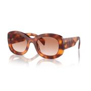 Prada Stiliga solglasögon för modeentusiaster Brown, Unisex