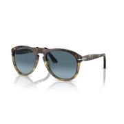 Persol Retro Runda Solglasögon Black, Unisex