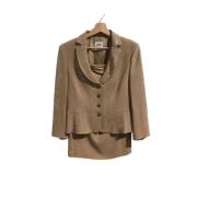 Moschino Pre-Owned Pre-owned Tyg ytterklder Beige, Dam