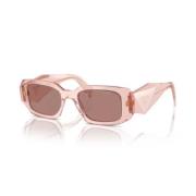 Prada Stiliga solglasögon för modeentusiaster Pink, Unisex