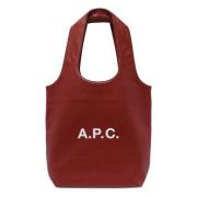 A.p.c. Röda väskor med stora handtag Red, Dam