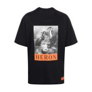 Heron Preston BW Logo Print Bomull T-shirt Black, Herr