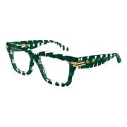 Bottega Veneta Stiliga Glasögon Bv1324O Färg 004 Green, Unisex