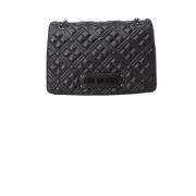 Love Moschino Snygg Polyeten Handväska Kollektion Black, Dam