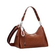 Desigual Elegant Brun Handväska Damkollektion Brown, Dam