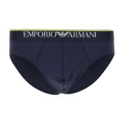 Emporio Armani Multifärgade Herr Briefs 2-Pack Presentask Blue, Herr