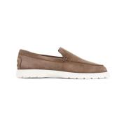 Tod's Brun Mocka Loafers Stiliga Bekväma Skor Brown, Herr