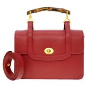 Gucci Vintage Pre-owned Laeder gucci-vskor Red, Dam