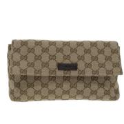 Gucci Vintage Pre-owned Canvas gucci-vskor Beige, Dam