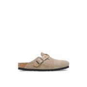 Birkenstock Taupe Flätade Lädersandaler Beige, Dam