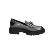 Michael Kors Stiliga Lug Loafer Skor Gray, Dam