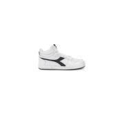 Diadora Casual lädersneaker med 3 cm klack White, Herr