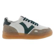 Victoria Seúl Effekt Skinn & Mocka Sneakers Green, Herr