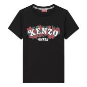 Kenzo Verdy Market Svart T-shirt Black, Dam