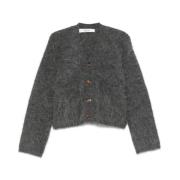 Séfr Klassisk Lee Cardigan i olika färger Gray, Dam