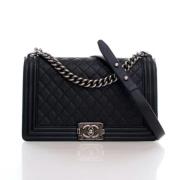 Chanel Vintage Pre-owned Laeder chanel-vskor Black, Dam