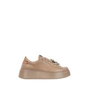 Gio+ Beige Sneakers för Kvinnor Beige, Dam