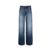 A.p.c. Elisabeth Straight-Leg Jeans i Tvättad Indigo Blue, Dam