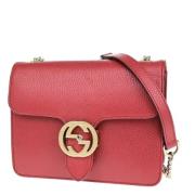 Gucci Vintage Pre-owned Laeder gucci-vskor Red, Dam