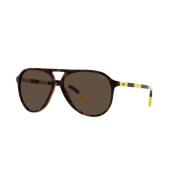 Ralph Lauren Brun Acetat Solglasögon Brown, Herr