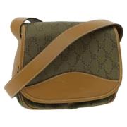 Gucci Vintage Pre-owned Canvas gucci-vskor Beige, Dam