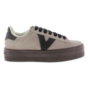 Victoria Barcelona Deportivo Serraje Sneakers Beige, Dam