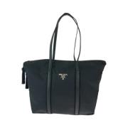 Prada Vintage Pre-owned Canvas prada-vskor Black, Dam