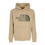 The North Face Khaki Stone Hoodie med Känguruficka Beige, Herr