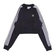 Adidas Svart Crewneck Sweatshirt Lätt Långärmad Black, Dam