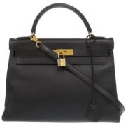 Hermès Vintage Pre-owned Laeder handvskor Black, Dam