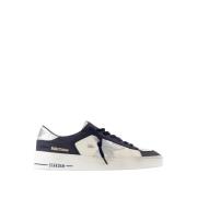 Golden Goose Vita Lädersneakers - Rund Tå White, Herr