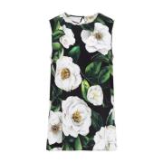 Dolce & Gabbana Gardenia Nero Top Multicolor, Dam