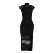 Alaïa Genomskinlig klänning Black, Dam