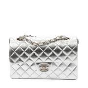 Chanel Vintage Pre-owned Laeder chanel-vskor Gray, Dam