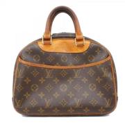 Louis Vuitton Vintage Pre-owned Linne handvskor Brown, Dam