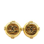 Chanel Vintage Pre-owned Metall chanel-smycken Yellow, Dam