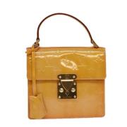 Louis Vuitton Vintage Pre-owned Laeder handvskor Yellow, Dam