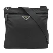 Prada Vintage Pre-owned Tyg prada-vskor Black, Dam