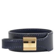 Hermès Vintage Pre-owned Laeder armband Blue, Dam