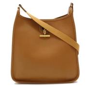 Hermès Vintage Pre-owned Laeder crossbodyvskor Brown, Dam