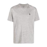 Polo Ralph Lauren Broderad Slim Fit Bomullst-shirt Gray, Herr