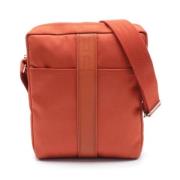 Hermès Vintage Pre-owned Canvas crossbodyvskor Orange, Dam