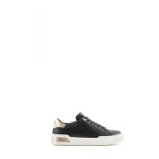 Emporio Armani EA7 Polyester Sneaker med 3cm Klack Black, Dam