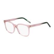 Hugo Boss Multifärgade Acetatramar med rosa urtavla Multicolor, Dam