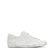 Philippe Model Vita Sneakers med Unik Sliten Finish White, Dam