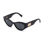 Dolce & Gabbana Dg4480 50187 Sunglasses Black, Dam