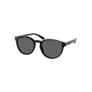 Polo Ralph Lauren Svarta Unisex Solglasögon Acetatmaterial Black, Unis...