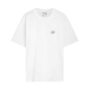 Filling Pieces T-shirt Broderad Knut Vit White, Herr