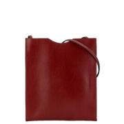 Hermès Vintage Pre-owned Laeder crossbodyvskor Red, Dam